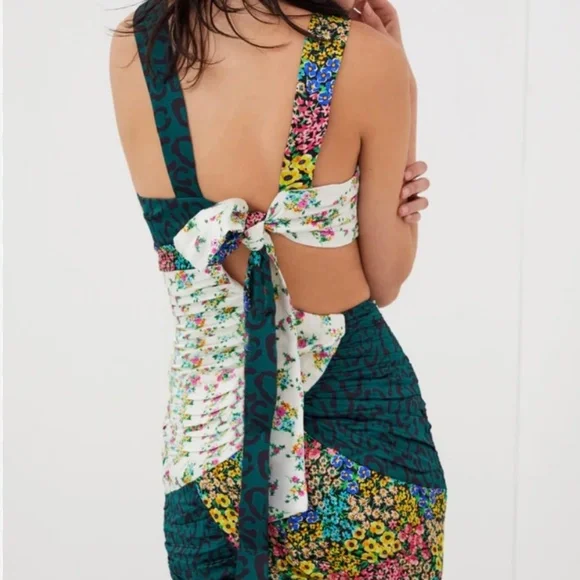 For Love & Lemons Darlene Mini Dress sz L - Picture 3 of 6